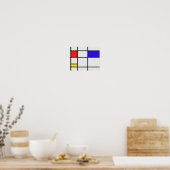Piet Mondrian Modern Art Poster (Keuken)