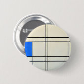 Piet Mondrian Modern Art Ronde Button 5,7 Cm (Voorkant /achterkant)