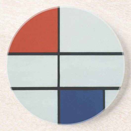 Piet Mondrian Modern Art Zandsteen Onderzetter (Voorkant)