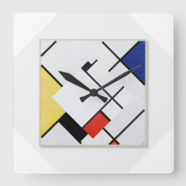 Piet Mondrian moderne klok