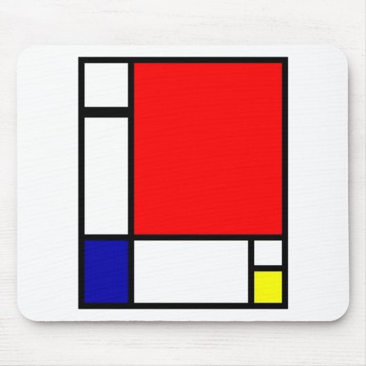 Piet Mondrian - Neoplastische Kunst Muismat (Voorkant)