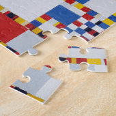 piet-mondrian, overwinning.boogie-woogie legpuzzel (Zijkant)
