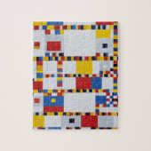 piet-mondrian, overwinning.boogie-woogie legpuzzel (Verticaal)