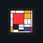 Piet Mondrian - Samenstelling met Grote Rode Plane Canvas Afdruk<br><div class="desc">Deze olie op het canvas van 1920 shows een samenstelling met zwarte, rode, grijze, gele (oranje), en blauwe blokken in een stijl die de Stijl of neo-Plasticisme werd genoemd.</div>
