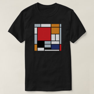 Piet Mondrian - Samenstelling met Grote Rode Plane T-shirt