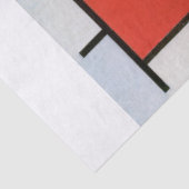 Piet Mondrian | Samenstelling met rood, geel, blau Tissuepapier (Detail)