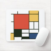 Piet Mondrian - Samenstelling Muismat (Met muis)