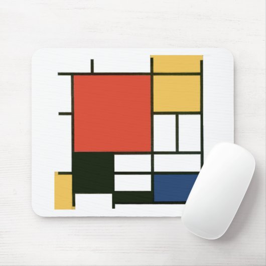 Piet Mondrian - Samenstelling Muismat (Met muis)
