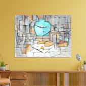 Piet Mondrian stille Life with Gingerpot II Canvas Afdruk (Insitu (Woonkamer))