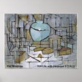 Piet Mondrian stille Life with Gingerpot II Poster (Voorkant)