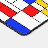 Piet Mondrian Style Abstracte kunst Bureaumat (Hoek)