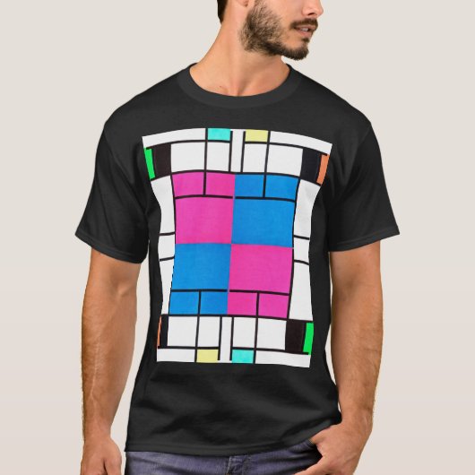 Piet Mondrian T-shirt (Voorkant)