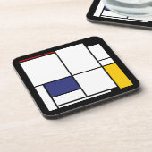 Piet Mondrian, Tableau 1 Bier Onderzetter (Linkerzijde)
