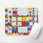 piet mondrian , victory.boogie-woogie muismat (Met muis)