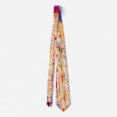 Piet Mondrian - vuurtoren in Westkapelle Fine Art Stropdas (Achterkant)