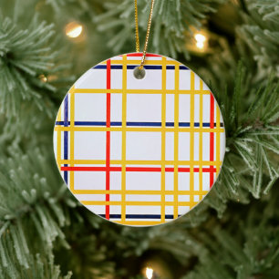 Piet Mondrianjan New York City I Keramisch Ornament