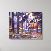 Piet Mondrians beroemde schilderij, Forest, Canvas Afdruk (Voorkant)