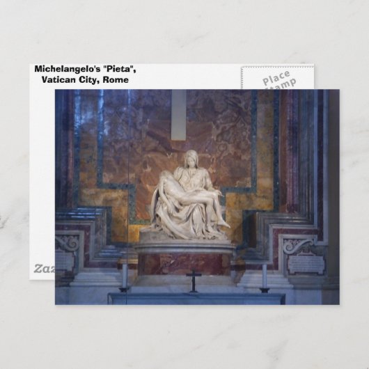 Pieta Briefkaart (Voorkant / Achterkant)