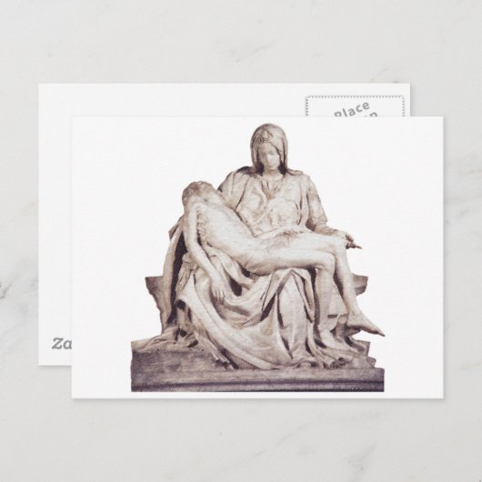 Pieta Briefkaart (Voorkant / Achterkant)