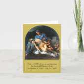 Pietà c. 1600, ingediend door Annibale Carracci, I Feestdagen Kaart (Voorkant)