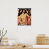 Pieta Jesus Crucifixion Lamentation Virgin Mary 01 Poster (Keuken)