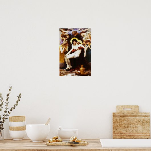 Pieta Jesus Crucifixion Lamentation Virgin Mary 02 Poster (Keuken)