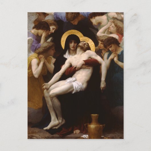 pieta Jezus Christus en Maagd Mary Briefkaart (Voorkant)