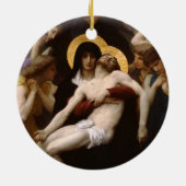 pieta Jezus Christus en Maagd Mary Keramisch Ornament (Achterkant)