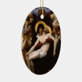 pieta Jezus Christus en Maagd Mary Keramisch Ornament (Rechts)