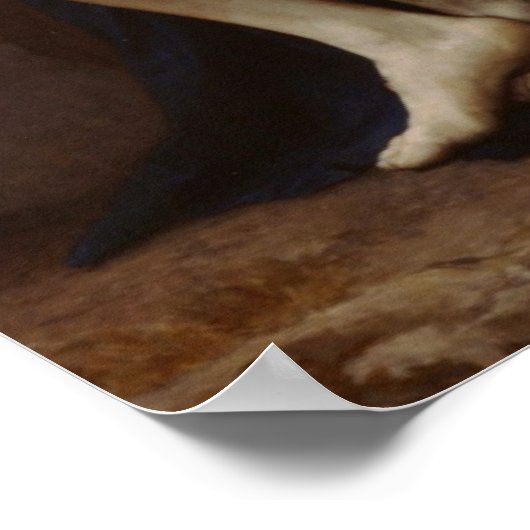 pieta Jezus Christus en Maagd Mary Poster (Hoek)