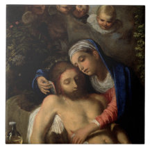 Pietà (Maria en Jezus) (door Adam Elsheimer)