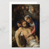Pietà (Mary en Jezus) (van Adam Elsheimer) Briefpapier (Voorkant / Achterkant)