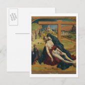 Pieta met twee donoren (olie op het paneel) briefkaart (Voorkant / Achterkant)