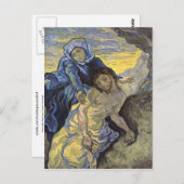 Pietà (na Delacroix), Van Gogh Fine Art Briefkaart (Voorkant / Achterkant)