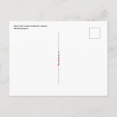 Pieta (SAU 23) Briefkaart (Achterkant)