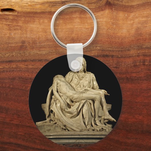 Pieta scculpture van Michelangelo Sleutelhanger (Voorkant)