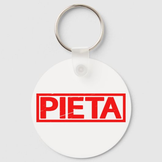 Pieta Stamp Sleutelhanger (Voorkant)