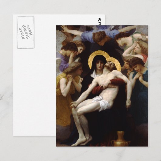 Pieta van Bouguereau Briefkaart (Voorkant / Achterkant)