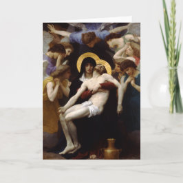Pieta van Bouguereau Feestdagen Kaart