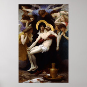 Pieta van Bouguereau Poster