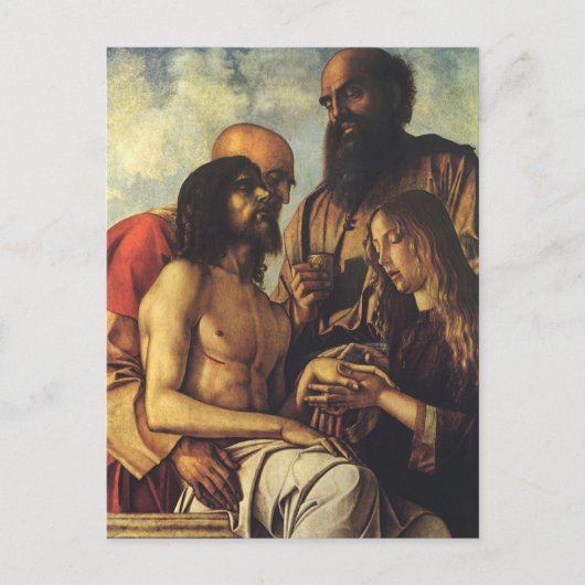 Pieta van Giovanni Bellini, Renaissance Fine Art Briefkaart (Voorkant)