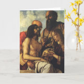 Pieta van Giovanni Bellini, Renaissance Fine Art Kaart (Gele Bloem)