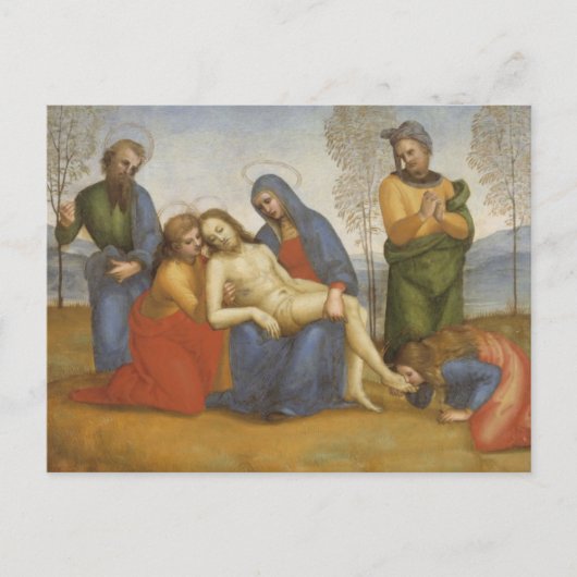 Pieta van het Briefkaart Raphael (Voorkant)