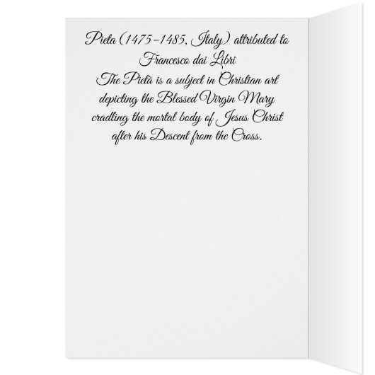 Pieta van Jezus Christus (Binnen (Links))