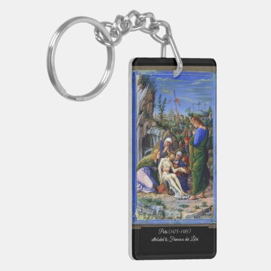 Pieta van Jezus Christus Sleutelhanger (Voorkant Links)
