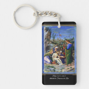 Pieta van Jezus Christus Sleutelhanger