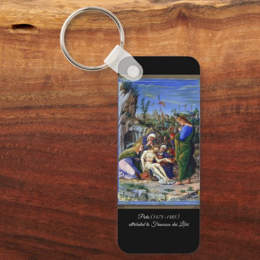 Pieta van Jezus Christus Sleutelhanger (Voorkant)