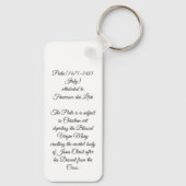 Pieta van Jezus Christus Sleutelhanger (Achterkant)