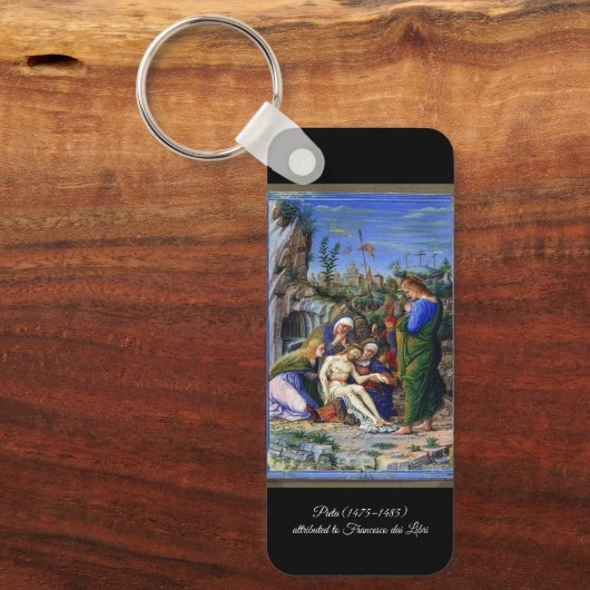 Pieta van Jezus Christus Sleutelhanger (Voorkant)