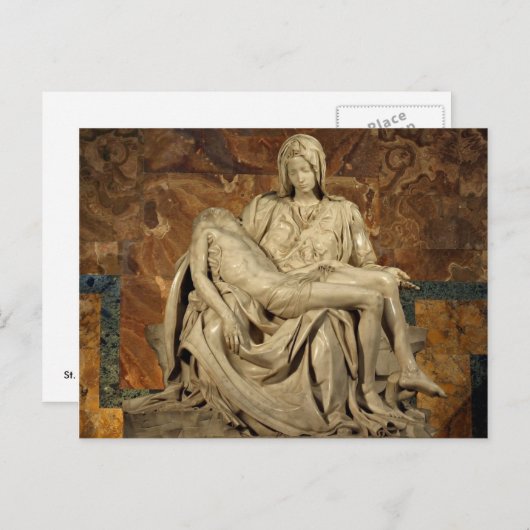 Pieta van Michelangelo Briefkaart (Voorkant / Achterkant)